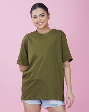 round-neck loose-fit t-shirt