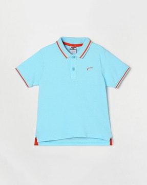 round-neck polo t-shirt