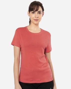 round-neck short sleeves essential basic t-shirt - atp99001