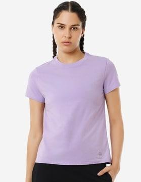 round-neck short sleeves essential basic t-shirt - atp99001