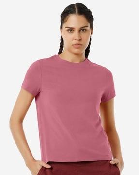 round-neck short sleeves essential basic t-shirt - atp99001