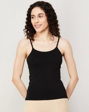 round-neck sleeveless camisoles