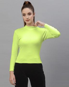 round-neck sleeveless top