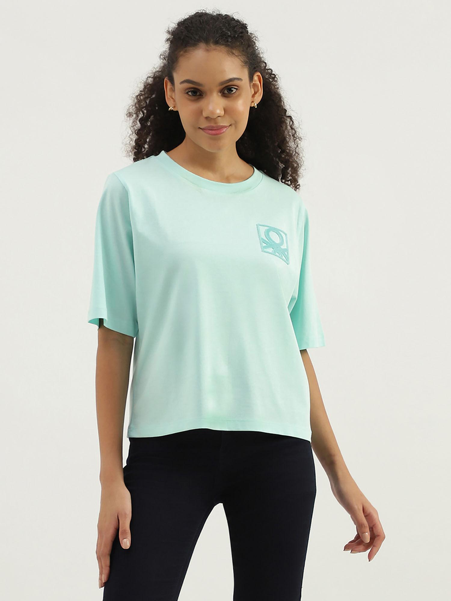 round neck solid t-shirt