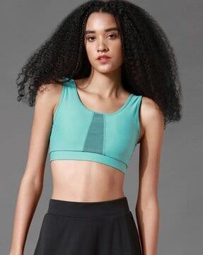 round-neck sports bra