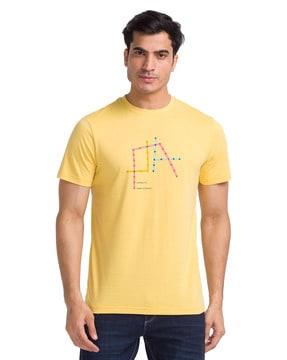 round-neck t-shirt with logo