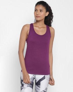 round-neck tank top