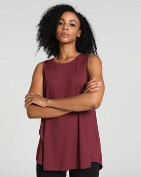 round-neck tank top