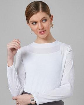 round-neck top