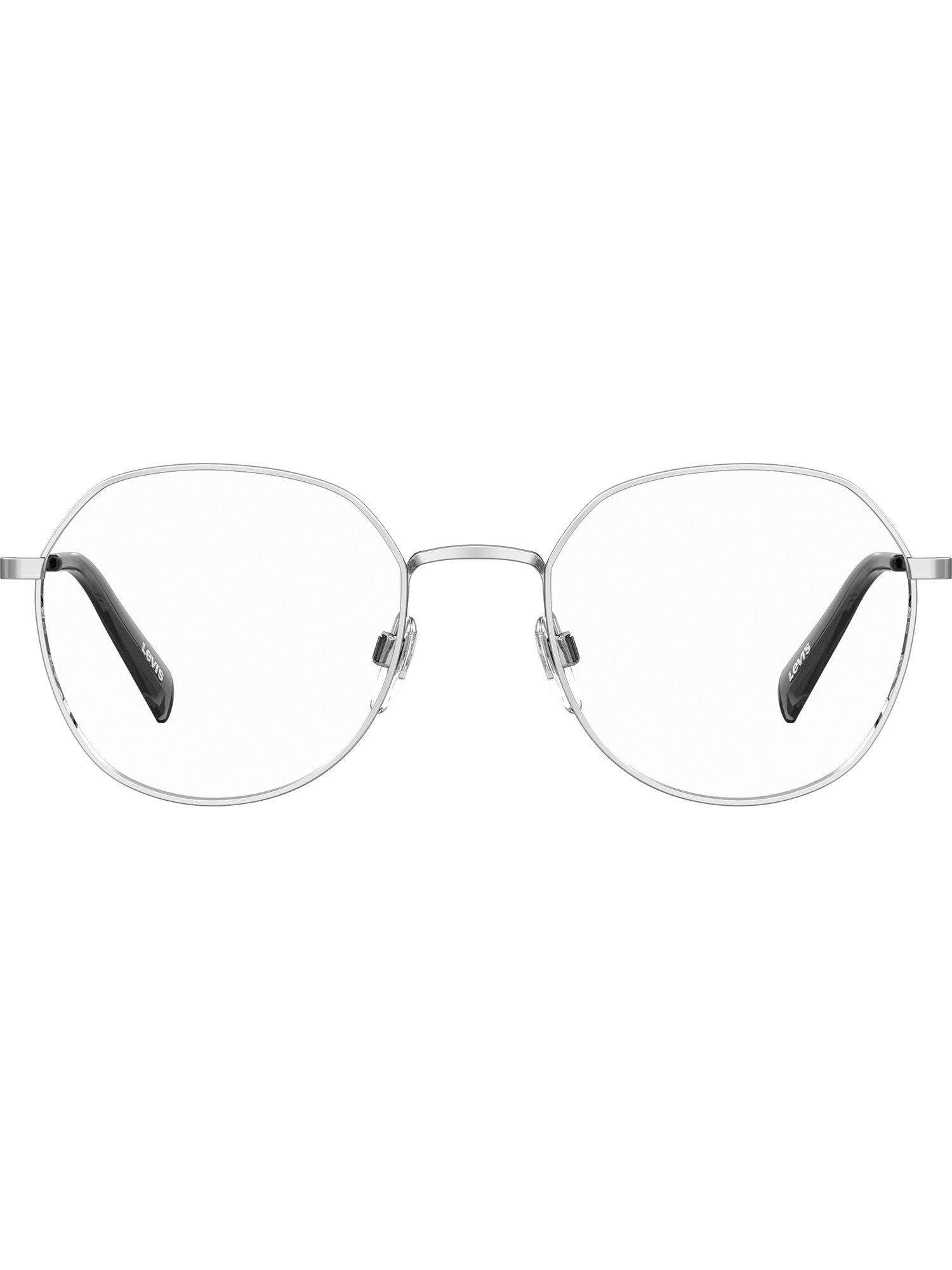 round-oval frame for men and women metal material in palladium colour (lv 1014 010 5220)