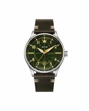 round shape analogue wrist watch