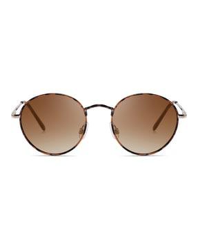 round shaped metal frame sunglasses