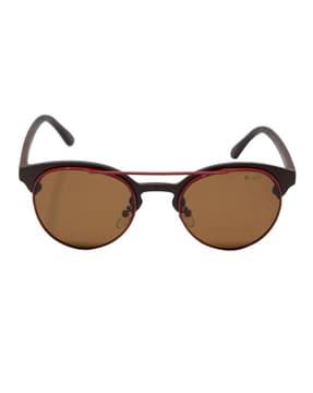 round sunglasses with polycarbonate lens