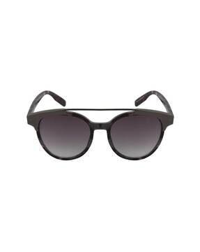round sunglasses with top bar