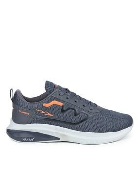 round-toe running sports shoes