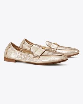 round-toe ballet loafers