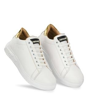 round-toe lace-up casual shoes