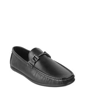 round-toe loafers formal shoes