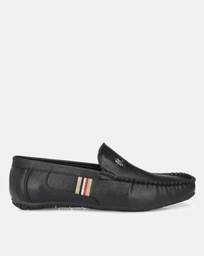 round toe slip-on casual shoes