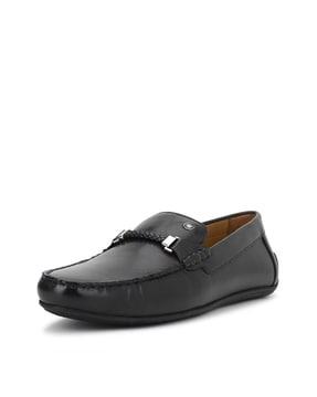 round-toe slip-on casual shoes