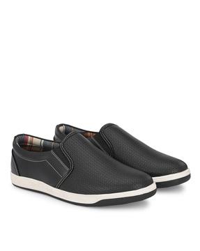 round-toe slip-on casual shoes