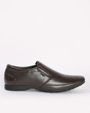 round-toe slip-on formal shoes