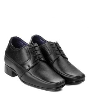 round-toe slip-on formal shoes