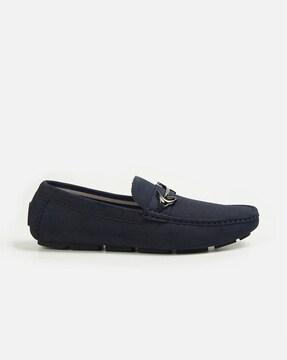 round-toe slip-on formal shoes