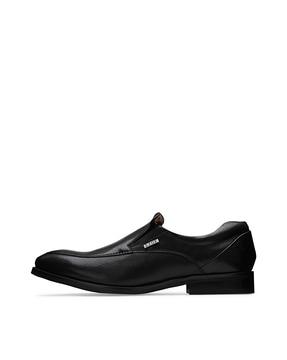 round-toe slip-on formal shoes