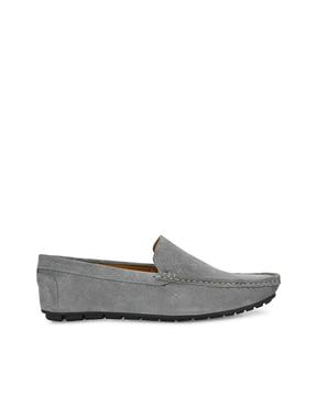 round-toe slip-on loafers 