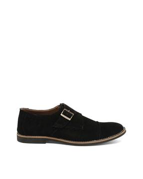 round-toe slip-on monks