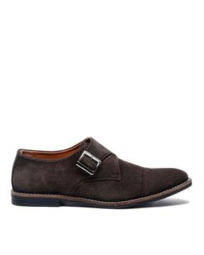 round-toe slip-on monks