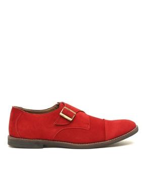 round-toe slip-on monks