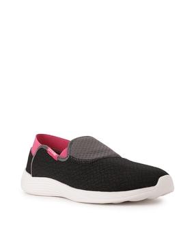 round-toe slip-on sports shoes