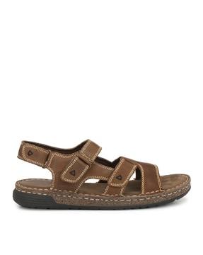 round toe velcro closure sandals