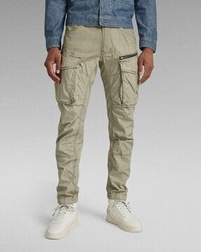 rovic zip 3d regular tapered fit cargo pants