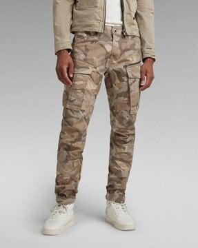 rovic zip 3d regular tapered fit cargo pants