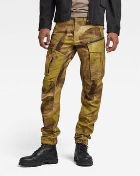 rovic zip 3d regular tapered fit cargo pants