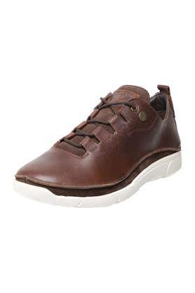rowdy leather slipon men's formal shoes - tan