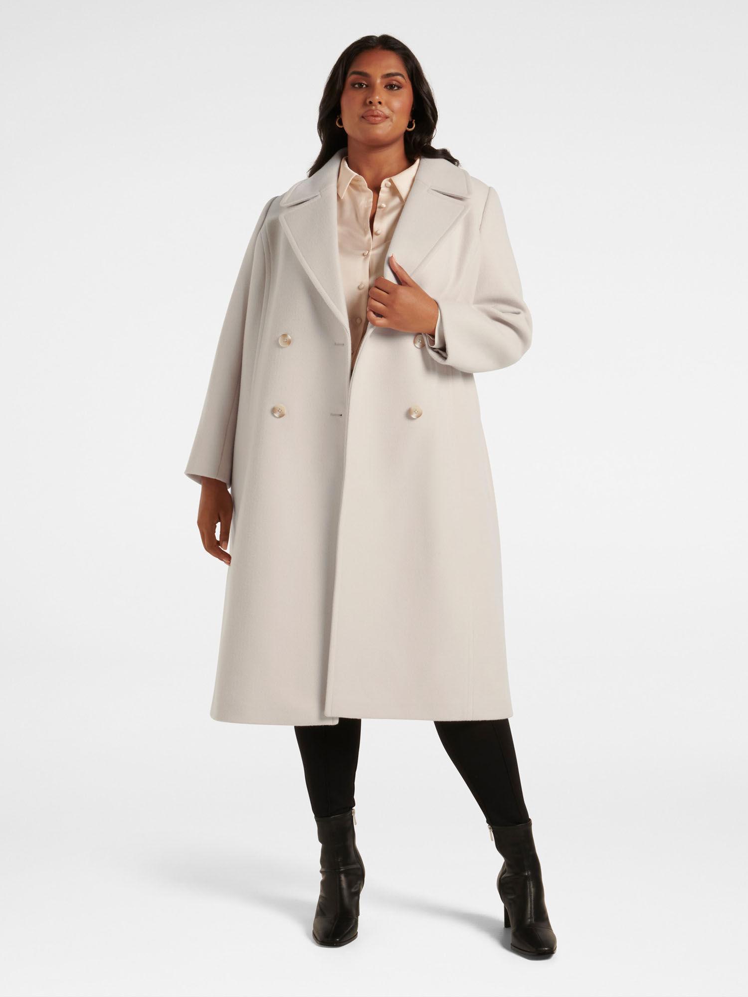 rowena curve double breasted coat