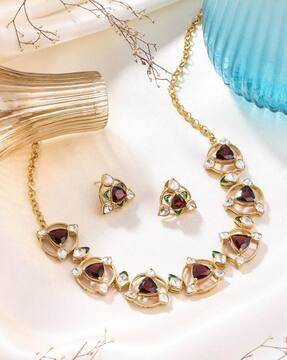 royal mughal necklace & earrings set