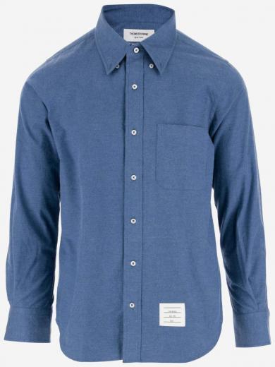 royal blue cotton shirt