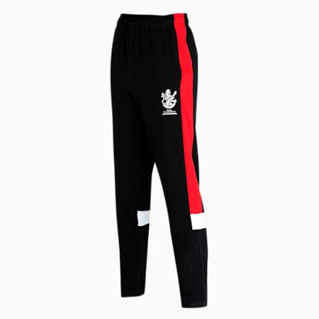 royal challengers bangalore colourblocked men's knitted pants