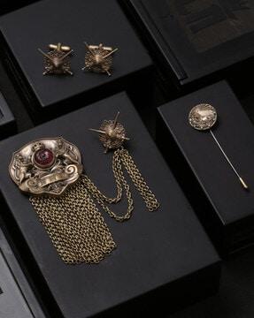 royal club gift set cufflinks