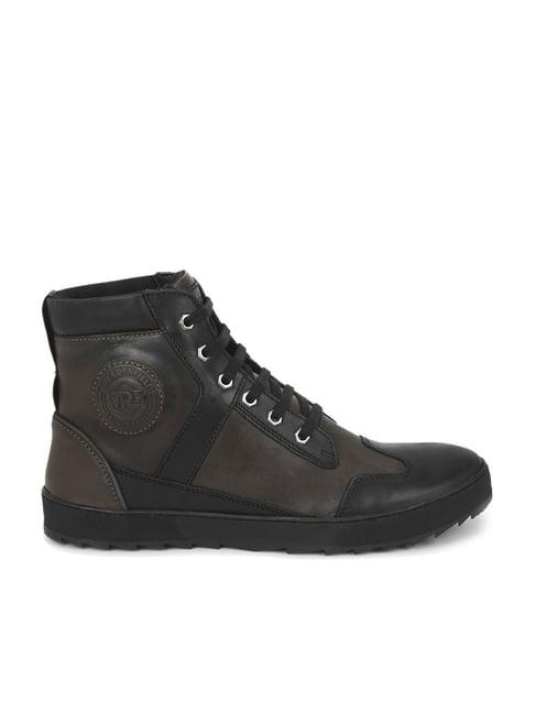 royal enfield men's ascendere grey derby boots