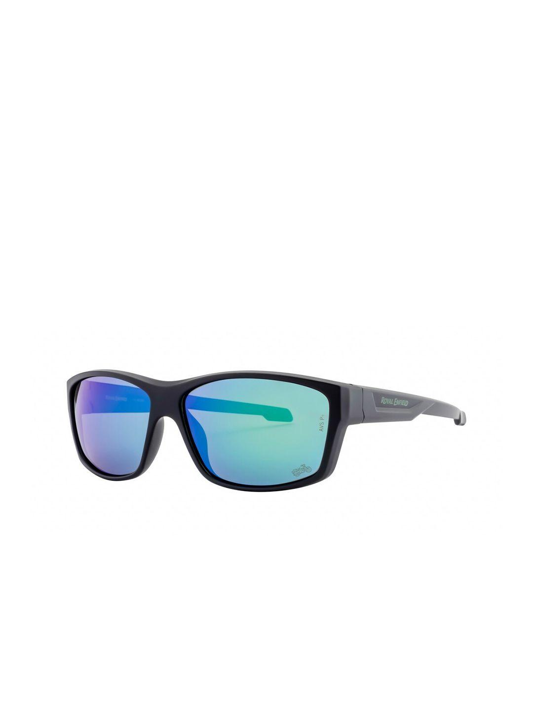 royal enfield men rectangle sunglasses with polarised and uv protected lens re-20019-c05