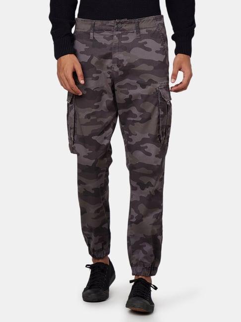 royal enfield multicolor regular fit cargo joggers