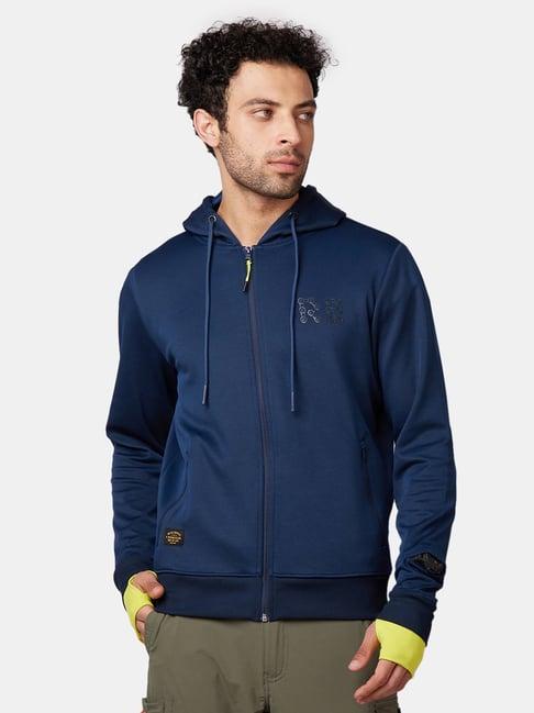 royal enfield navy full sleeves hooded sweatshirt