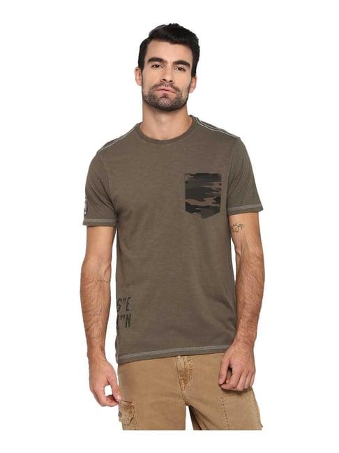 royal enfield olive camo mlg t-shirt