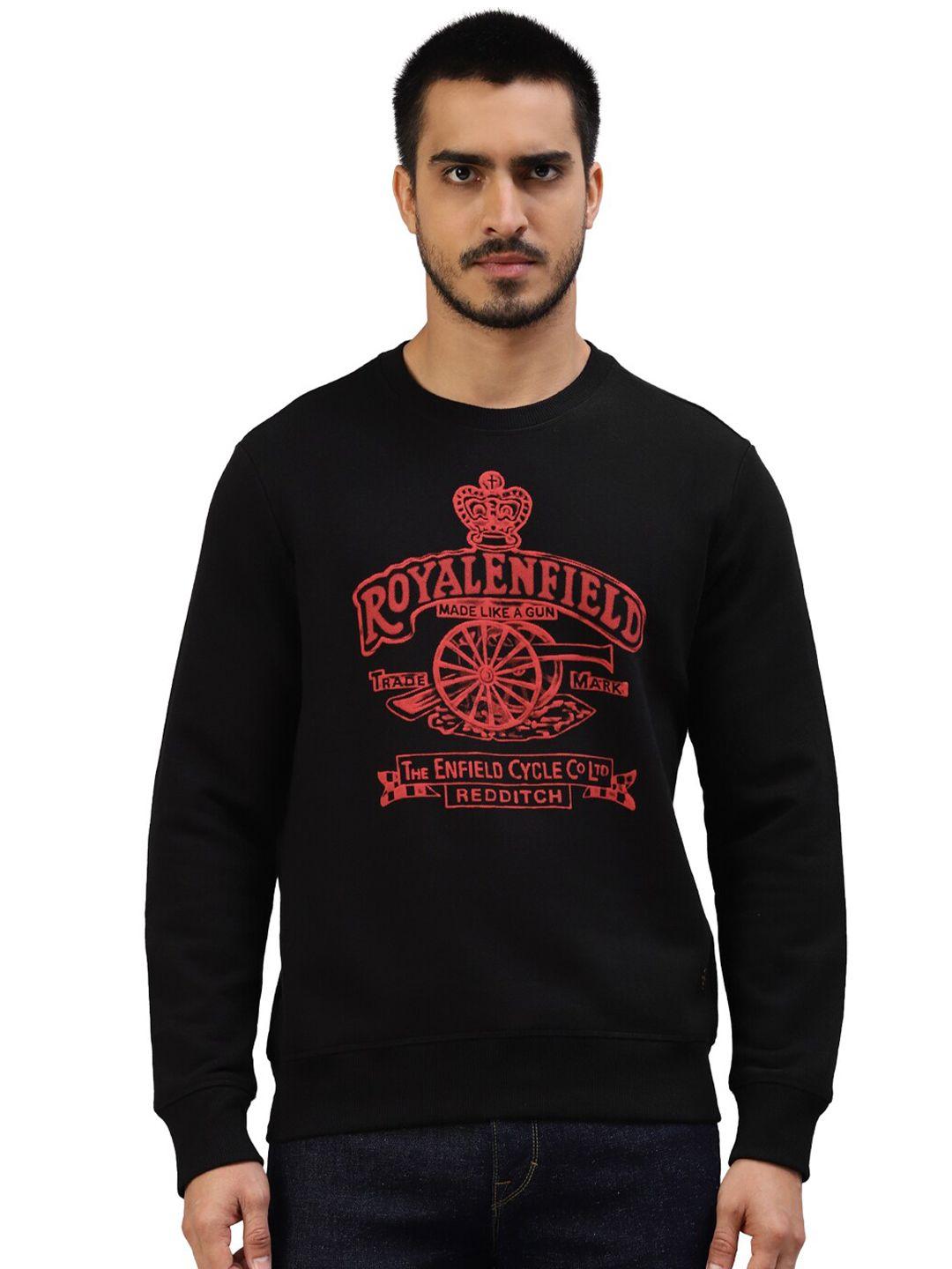 royal enfield printed cotton pullover